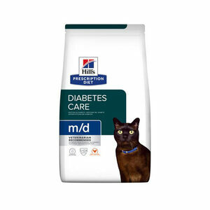 Hill"s Prescription Diet m/d Diabetes Care - Kattenvoer - Kip - 3 kg