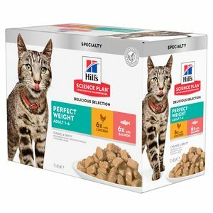 Hill"s Science Plan - Feline Adult - Perfect Weight Del. Selection - 12x85g